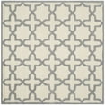 thumbnail image 6 of SAFAVIEH Cambridge Liz Geometric Wool Area Rug, Ivory/Silver, 6' x 6' Round, 6 of 10