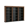thumbnail image 3 of Prepac Triple Floating Media Wall Storage in Cherry and Black, 3 of 7