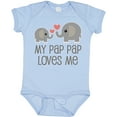 thumbnail image 3 of Inktastic My Pap Pap Grandpa Loves Me Boys or Girls Baby Bodysuit, 3 of 5