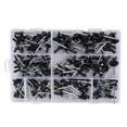 thumbnail image 3 of 200 Pcs Assorted Black Rivets Standard & Large Flange Aluminum Alloy 8Mm-18Mm, 3 of 8