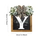 thumbnail image 1 of Señal De Bienvenida De Guirnalda Placa decorativa para puerta con 26 letras, adornos de madera para jardín, señal de bienvenida para puerta (Y) Ndcxsfigh Libre de BPA, 1 of 6