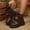 #036-Brown, variant on Retro Chunky Heel Ankle Boots for Women - Thick Sole Low Heel Design for Fall/Winter Seasonal Wear & Versatile Casual Outfits