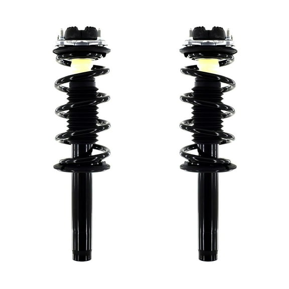 Pair of 2 Front Quick Complete Strut-Coil Spring Assembly For 2012-2018 Audi A6 Quattro
