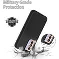 thumbnail image 4 of LAICAIW for Galaxy S21 FE 5G Case Shockproof Rugged Full Body Protection Heavy Duty Dust/Drop Proof 3-Layer Durable Cover Case for Samsung Galaxy S21 FE 5G 2022, Black, 4 of 7