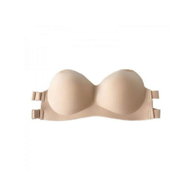Femmes Bretelles Rembourré Push up Sans Coutures Armature Minimiseur Non Doublé