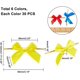 thumbnail image 4 of 180 unidades de lazos de cinta de 5,6 cm (2,2 pulgadas) en 6 colores, lazos pequeños para embalaje, lazos para envolver regalos., 4 of 8