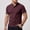 #526-Wine, variant on Ceisia Men's Slim Fit Heathered Long Sleeve Polo Shirts, Stretchy Breathable Collared Casual Shirts Gifts