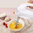 thumbnail image 2 of Jinsinto Electric Hand Mixer Powerful Hand Mixer Multi-Purpose Quiet 5 Speed ​​Electric Kitchen Whisk，2 Stainless Steel Whisks For Baking Cakes, 2 of 4