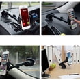 thumbnail image 4 of SHOWERORO Windshield Cell Phone Holder Vehicle Phone Holder Black Adjustable Arm Length 1Pack, 4 of 8