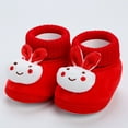thumbnail image 4 of Siilsaa Shoes for Kids Baby Sneakers,Boys Girls Socks Shoes Toddler WarmThe Floor Socks Non Slip PreShoes,Kids Sneakers Red,12, 4 of 4