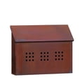 thumbnail image 1 of Salsbury 4415 Decorative Surface Mounted Antique Brass Horizontal Style Mailbox, 1 of 1