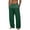 Dark Green, variant on Sweatpants For Men Drawstring Open Bottom Wide Leg Sweat Pants Casual Fashion Streetwear Athletic Lounge Pants
