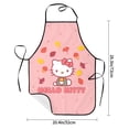 thumbnail image 3 of Hello Kitty Adjustable Bib Aprons, Waterdrop Resistant Apron with 2 Pockets for Kitchen Cooking Restaurant BBQ Painting Crafting, 3 of 7
