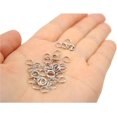 thumbnail image 3 of HAHDAXIA 200 Pieces 6mm Metal Split Rings Nickel Plated Small Key Chain Ring Part for Ornament Crafts and Jewelry Making，Silver, 3 of 4