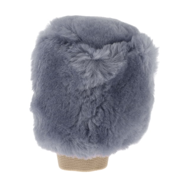 Cubierta de pomo de cambio de marcha única Bargains universal para automóvil SUV camión RV protector de palanca de cambios anidado de felpa gris