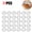 30 PCS, variant on Reusable Elastic Aluminum Foil Food Cover, Heat Resistant Washable Lid for Leftover Storage