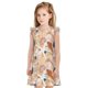 thumbnail image 1 of Fotbe Tropical Beach Sea Shell Vestido de Dormir para Niñas de 3 a 10 Años, Mangas Cortas, Estilo Princesa, Pijama Camisón con Mangas Voladas-Small, 1 of 6