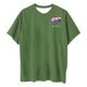 thumbnail image 5 of Camiseta de Cuello Redondo Impresa Delantera Y Trasera Del Día de la Independencia de las Mujeres, Tops Cortos Casuales para las Mujeres, 5 of 5