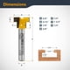 thumbnail image 4 of Fresa para Router POWERTEC con Punta de Carburo de 5/8" y Vástago 1/4", 4 of 6