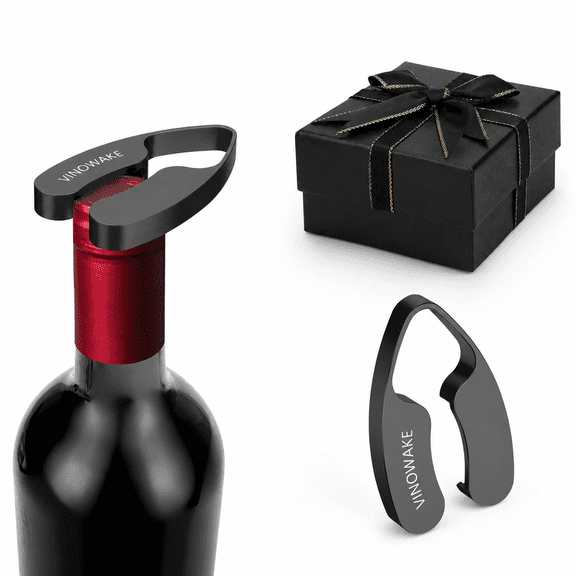 VINOWAKE Wine Foil Cutter Magnetic Design, LINKSTYLE Foil Remover Wine Bottles Opener Accessory, Removes Foil Top Effortlessly for Wine Lovers, Gift for Father's Day
