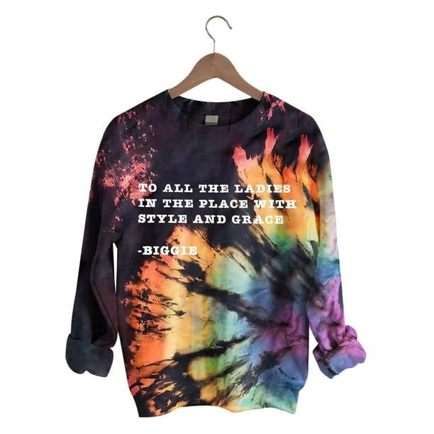 Sudaderas con cuello redondo de Halloween para mujer, jersey de Navidad de manga larga, corbata de moda A TODOS XL Yuyangstore Sudaderas de mujer