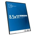 Mainstays 8.5x11 Front Loading Document Picture Frame, Black, Set of 3