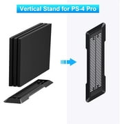 Vertical Stand for PS-4 Pro, Built-in Cooling Vents and Non-Slip Feet Steady Base Mount for PS-4 Pro