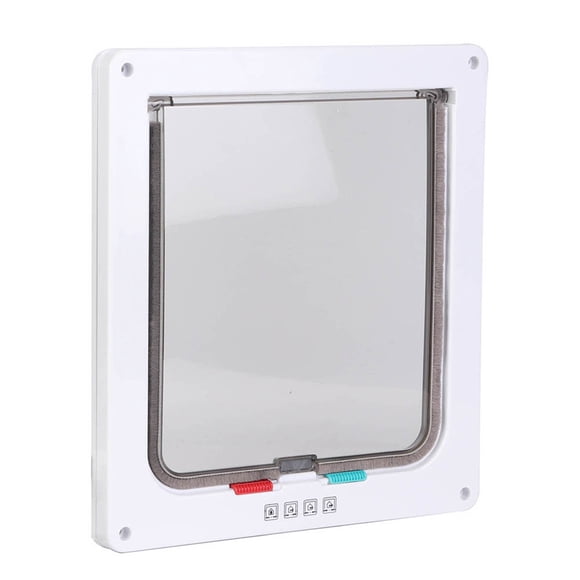 Solapa de Ventana de Puerta Con Pantalla para Mascotas, hinchable, impermeable, para gatos medios, acrílico abdominales