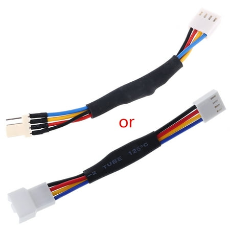 

QUSENLON 27Ω PC for Case Fan RPM Speed Reduction Silent Connector Resistor Cable Quiet Mo