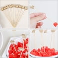 thumbnail image 3 of Shisuyan Fruit Skewer Sticks Synthetic Material 100Pcs 5.1X0.8X0.2In, 3 of 8