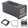 thumbnail image 1 of PID Temperature Controller,PID Thermostat Temperature Controller Chicken House Temperature Controller Thermostat Temperature Controller Rugged and Tough, 1 of 14
