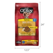 Ol Roy Complete Nutrition Chicken and Rice Flavor Small Bites Dry Dog Food, 15 lb Bag