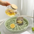 thumbnail image 4 of Limited Time Fruit Tray Double Draining Tray Tea Tray Household Tea Cup Tray Shelf Large Tray Tea Set Tray Living Room Kitchen Storage Bowl Rack 2025 New, 4 of 7