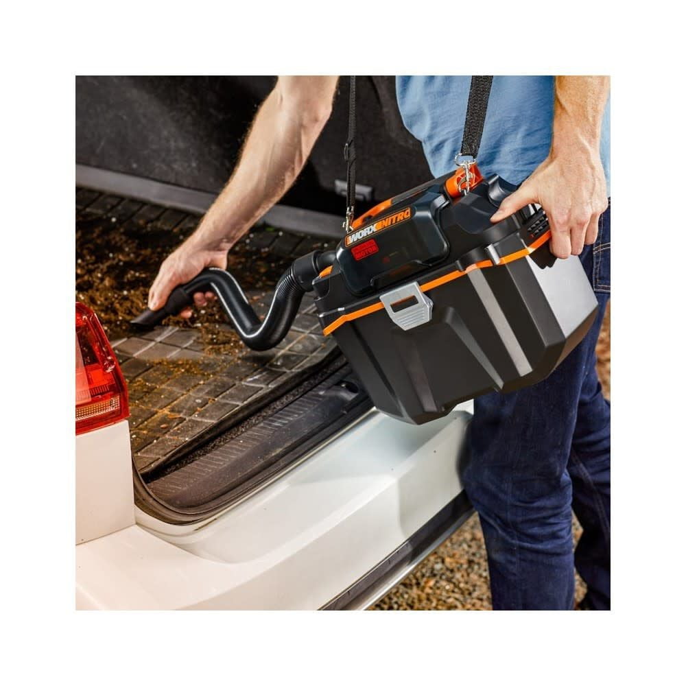 Worx Nitro WX031L 20V 2.1 Gal Cordless Wet/Dry Vacuum (Battery and Charger Included)