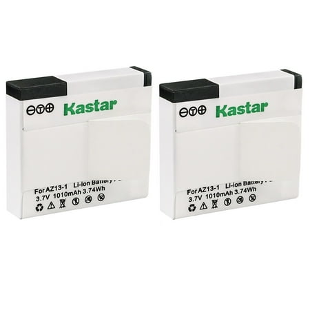 Kastar 2-Pack Battery Replacement for Xiaomi YI AZ13-1 AZ13-2 Battery Xiaomi Yi Action Camera Xiaomi Yi 1 Action Camera Xiaomi Yi Camera Xiaoyi 1080P 16.0MP CMOS Sports Action Camera Camcorder