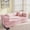 Pink, variant on LUXAPA 81.6" Sofa Couch, Convertible Sleeper Sofa, Deep Seat Corduroy Sofa Bed for Living Room, Apartment & Small Spaces, Green