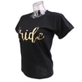 thumbnail image 4 of Camiseta de mujer con eslogan estampado, ideal como detalle para la novia en fiestas y despedidas de soltera. METRO, 4 of 9
