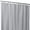 Silver, variant on Bath Bliss Microfiber Soft Touch Seersucker Design Shower Curtain Liner Silver