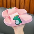 thumbnail image 2 of HCNTES Toddler Kids Unisex Sandals Soft Sole Non-Slip Slides for Spring Summer Beach Pool Shower Indoor Play(Z01-Red,12), 2 of 5