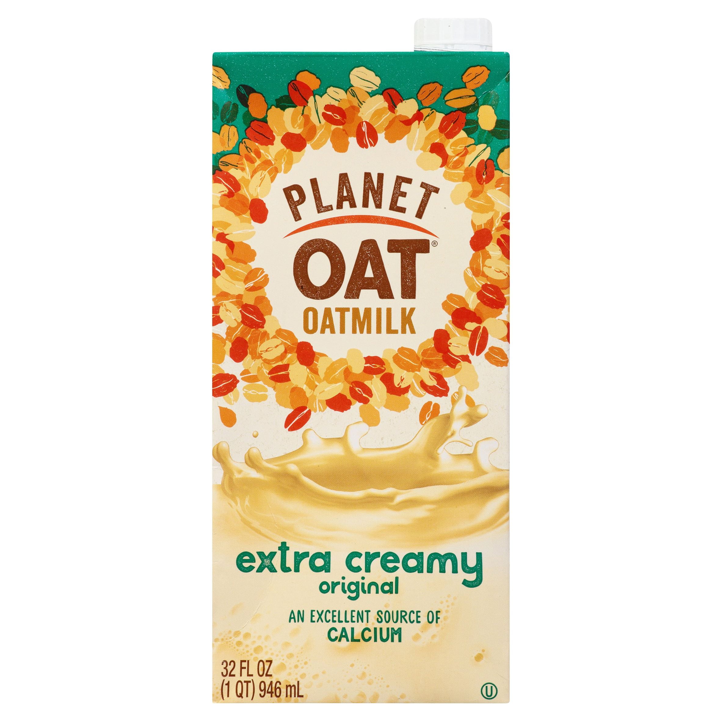 Planet Oat Extra Creamy Original Oatmilk, 32 fl oz, Shelf Stable, Cardboard Box