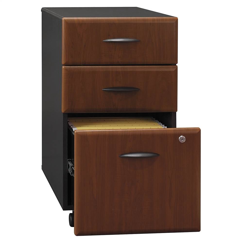 Fully Assembled 3 Drawer File in Hanson Cherry