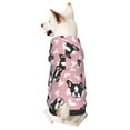 thumbnail image 1 of Fotbe French Bulldog Sudadera con Estampado para Perros Pequeños – Suéter con Capucha para Mascotas, Tela Suave de Forro Polar con Bolsillo-Large, 1 of 7