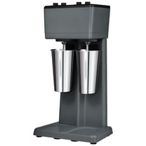 Double Head Milkshake Maker, 375W x 2 Commercial Machine with 2 Stainless Steel Cups, 3 Speeds