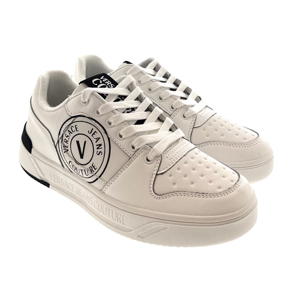 Versace Jeans Couture Mens White Modern Low Top  Sneaker-EU45 for Mens