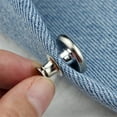 thumbnail image 4 of 12 Pcs 17mm No Sew Instant Buttons Jeans Buttons Replacement Detachable Pants Button Pins Removable Metal Button to Extend or Reduce Pants Waist Size, 4 of 8