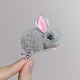 thumbnail image 3 of Apmemiss Bunny Hair Clips for Girls Cute Hair Ties Bunny Hair Barrettes Hair Scrunchies Cute Hair Clips Bunny Baby Hair Clip Easter Plush Bunny Hair Ties for Girls Hair Band Hairpins for Girls Kids, 3 of 7