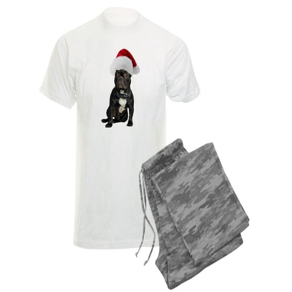 CafePress - French Bulldog Christmas - Men's Light Pajamas
