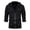 Black, variant on Kureaily Mens Fashion Simple Slim Fit Solid Color Pocket Decoration Cardigan Long Sleeve Coat