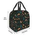 thumbnail image 3 of Disketp Deers In The Forest for Insulated Lunch Bag for Women and Men, Perfect for Work, Hiking, Picnic, 3 of 8