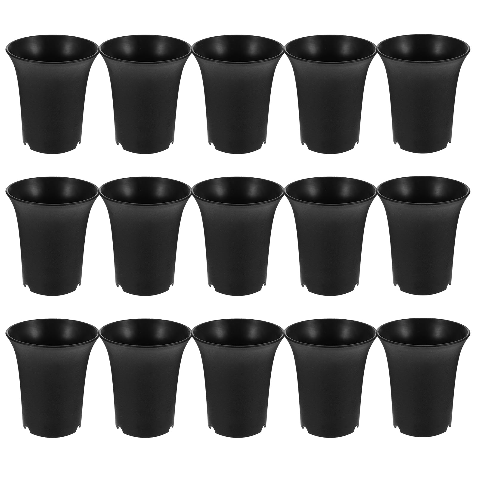 15pcs Particular Flower Pots Delicate Plant Pots Practical High Waist Planters
